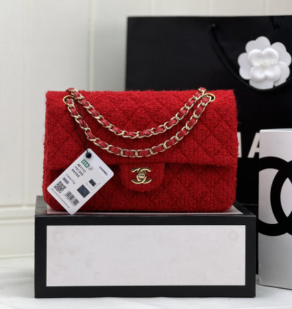 Ch*el mini classic 11.12 handbag 25 15.5 × 25.5 × 6.5 cm