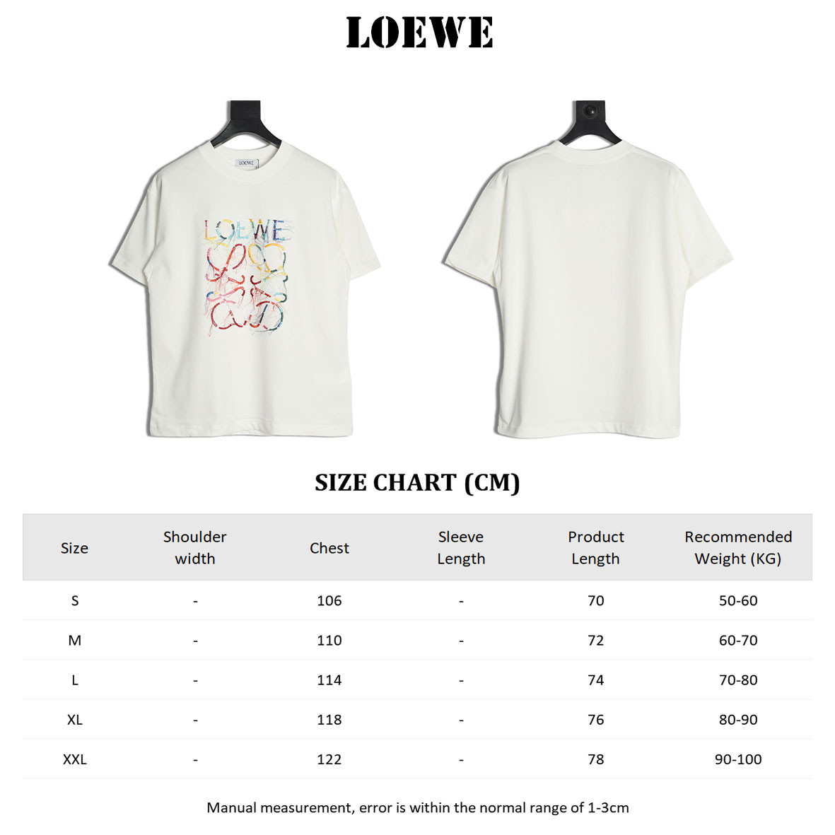 L0ew* 25ss short-sleeved t-shirt