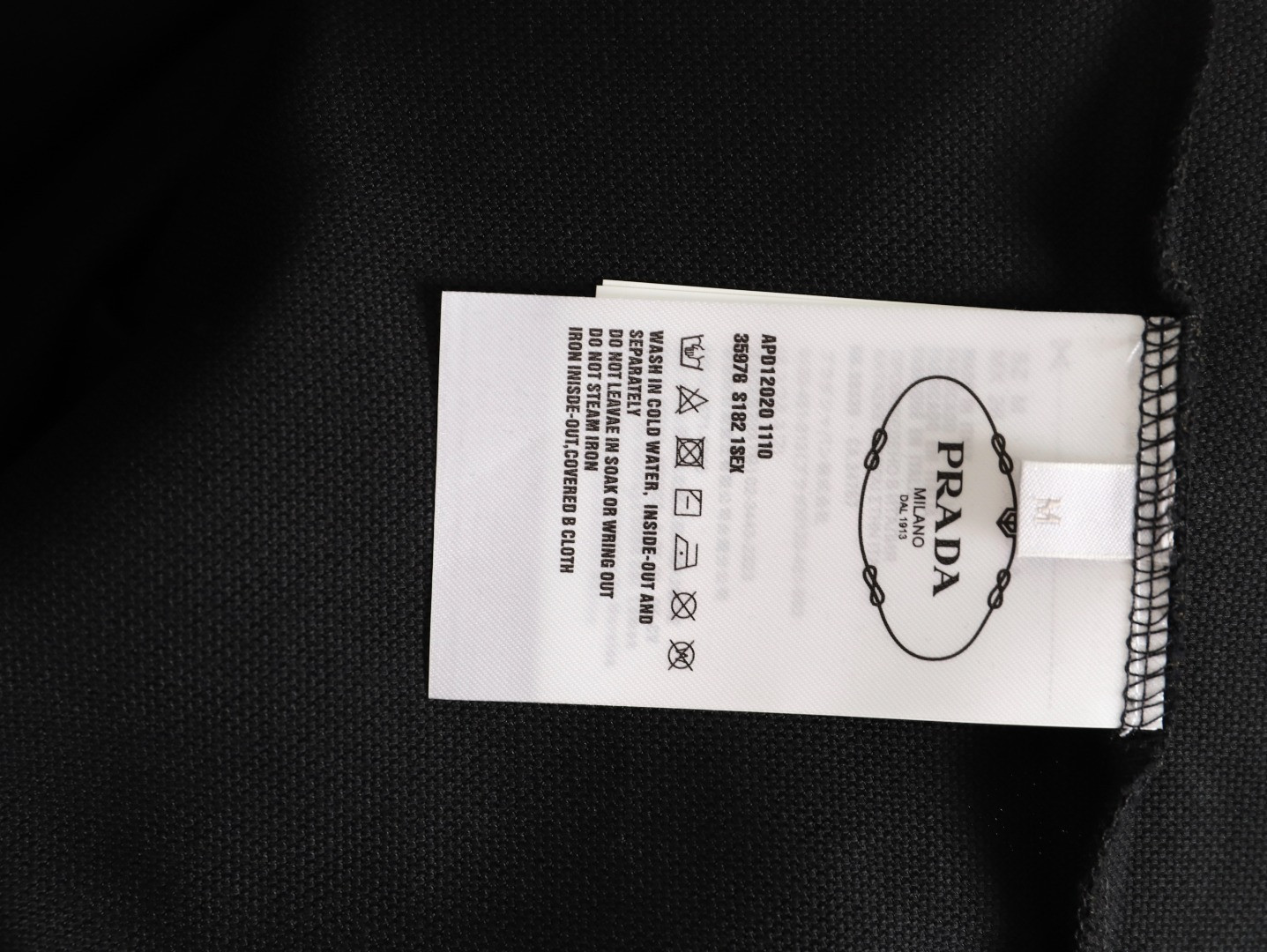 Pra*a long-sleeved polo shirt