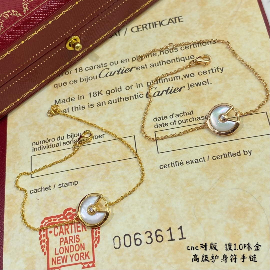 Ca*t*er amulet bracelet