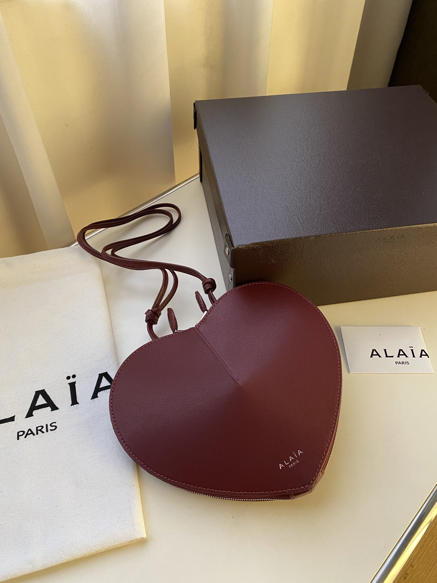 ALAÏA Le Coeur Heart Bag 18.5x20.5x5cm