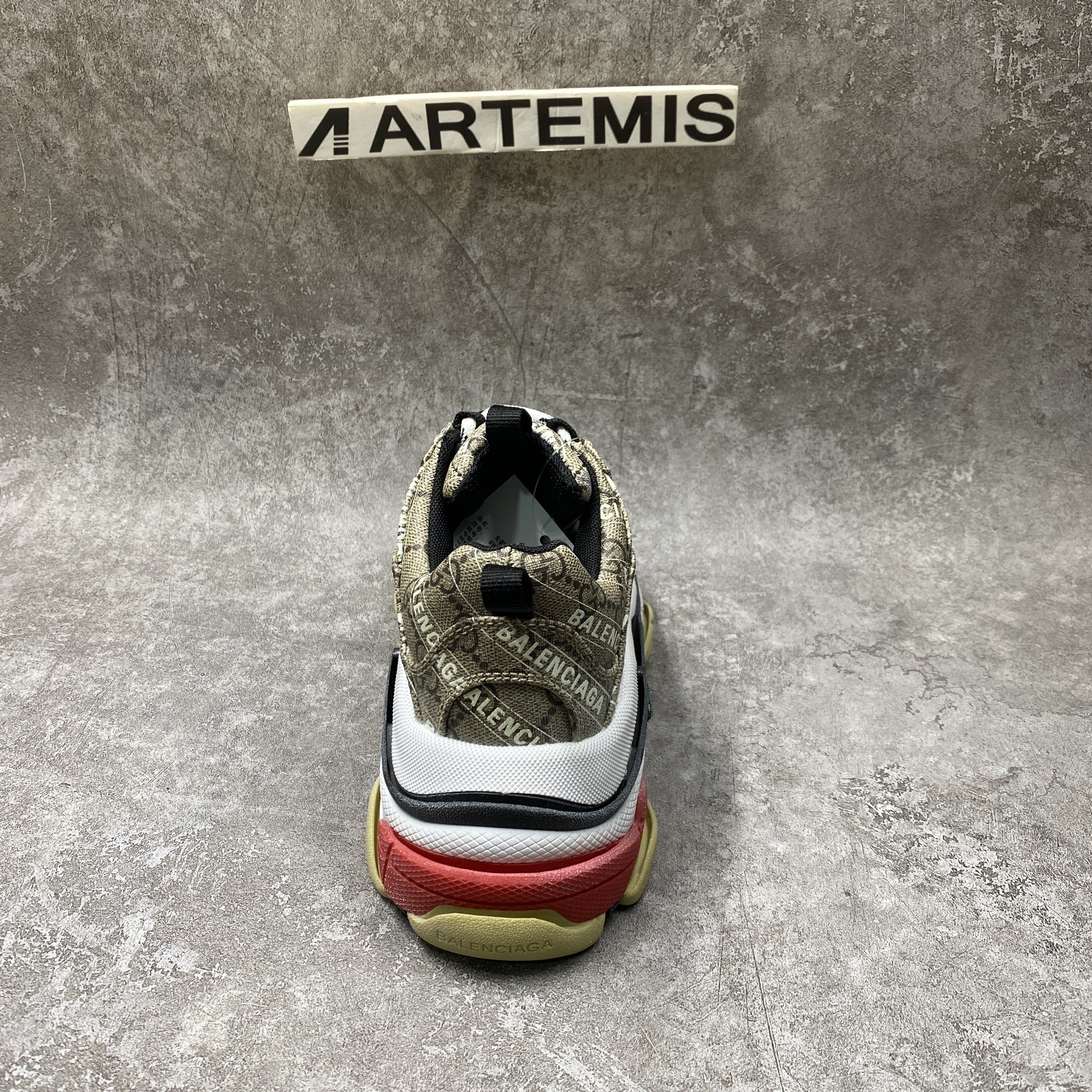 Balenciga x G The Hacker Project Triple S Beige