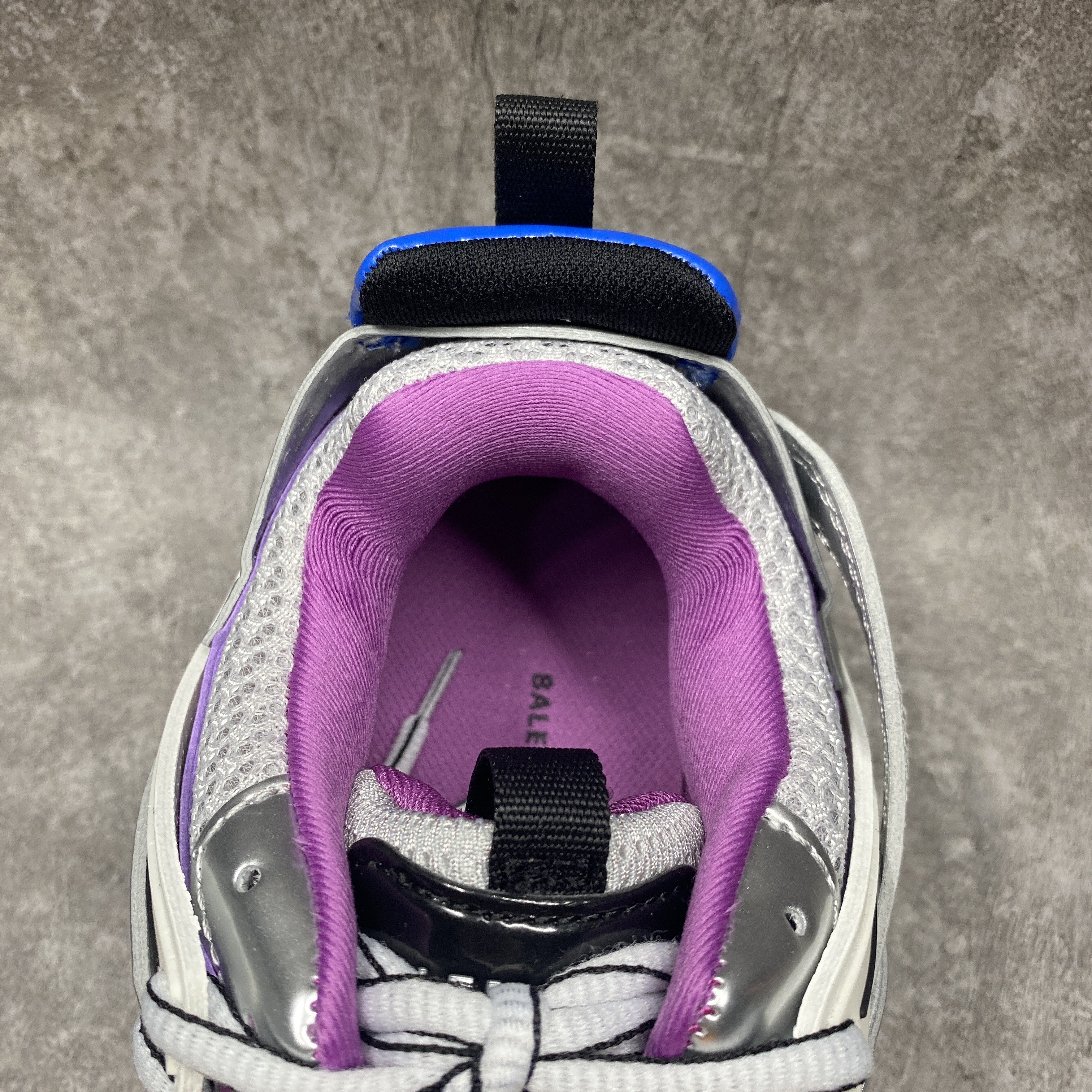 Balenciga Track Sneaker in Silver
