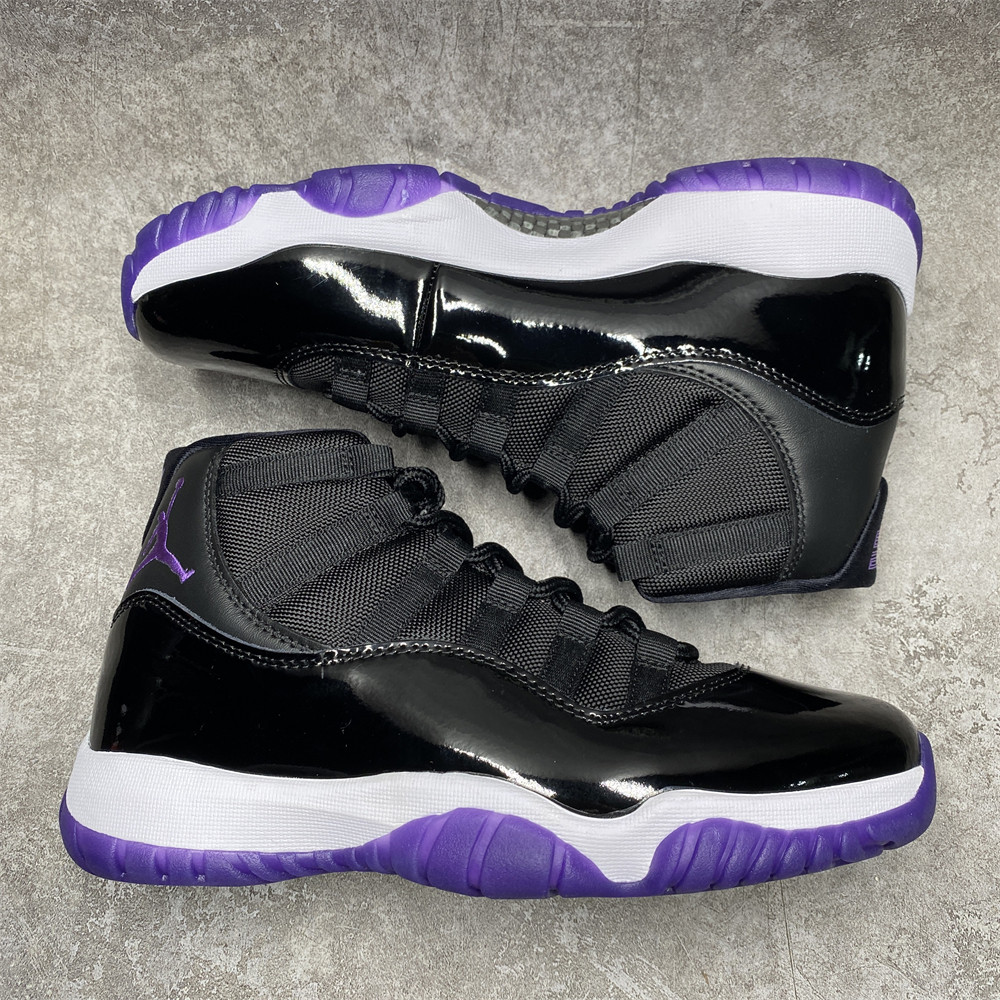 Jordan 11 Retro black purple