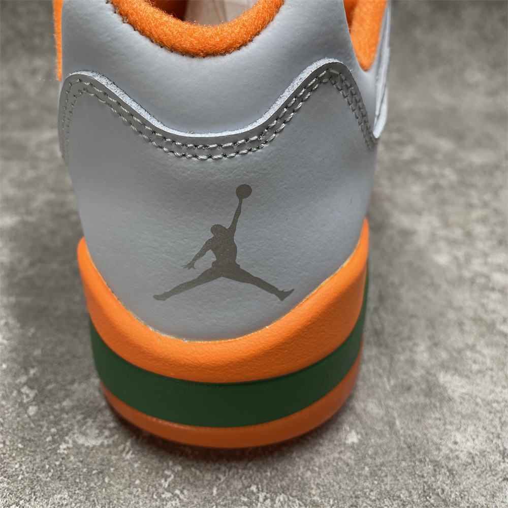 UA Jordan 5 Retro Low Miami Hurricanes