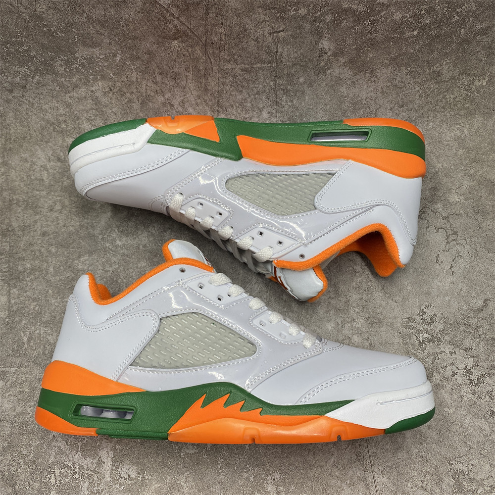 UA Jordan 5 Retro Low Miami Hurricanes