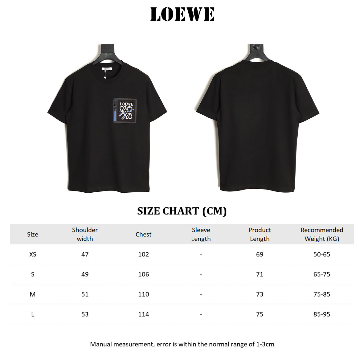 L0ew* x on 25ss short-sleeved t-shirt