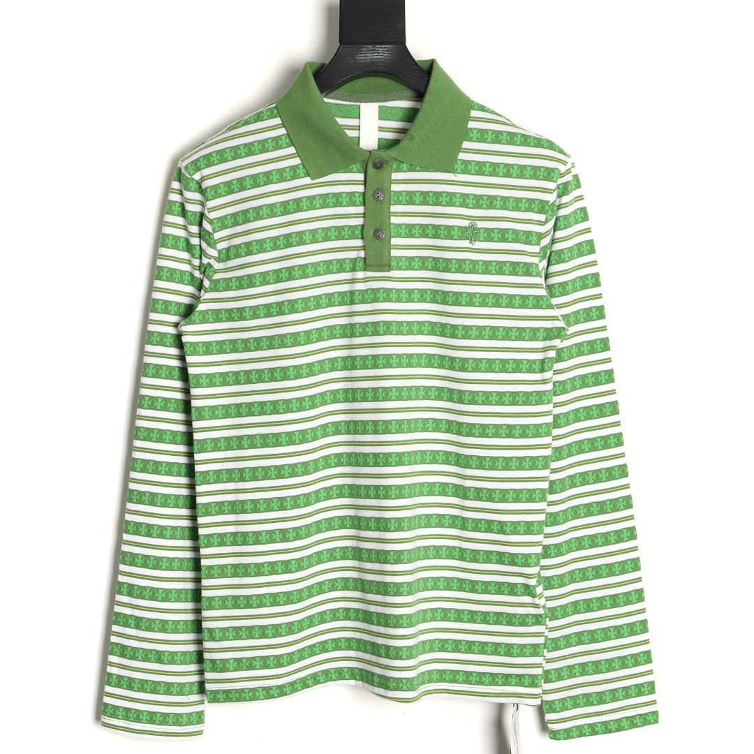Ch**me He**ts 25fw polo shirt