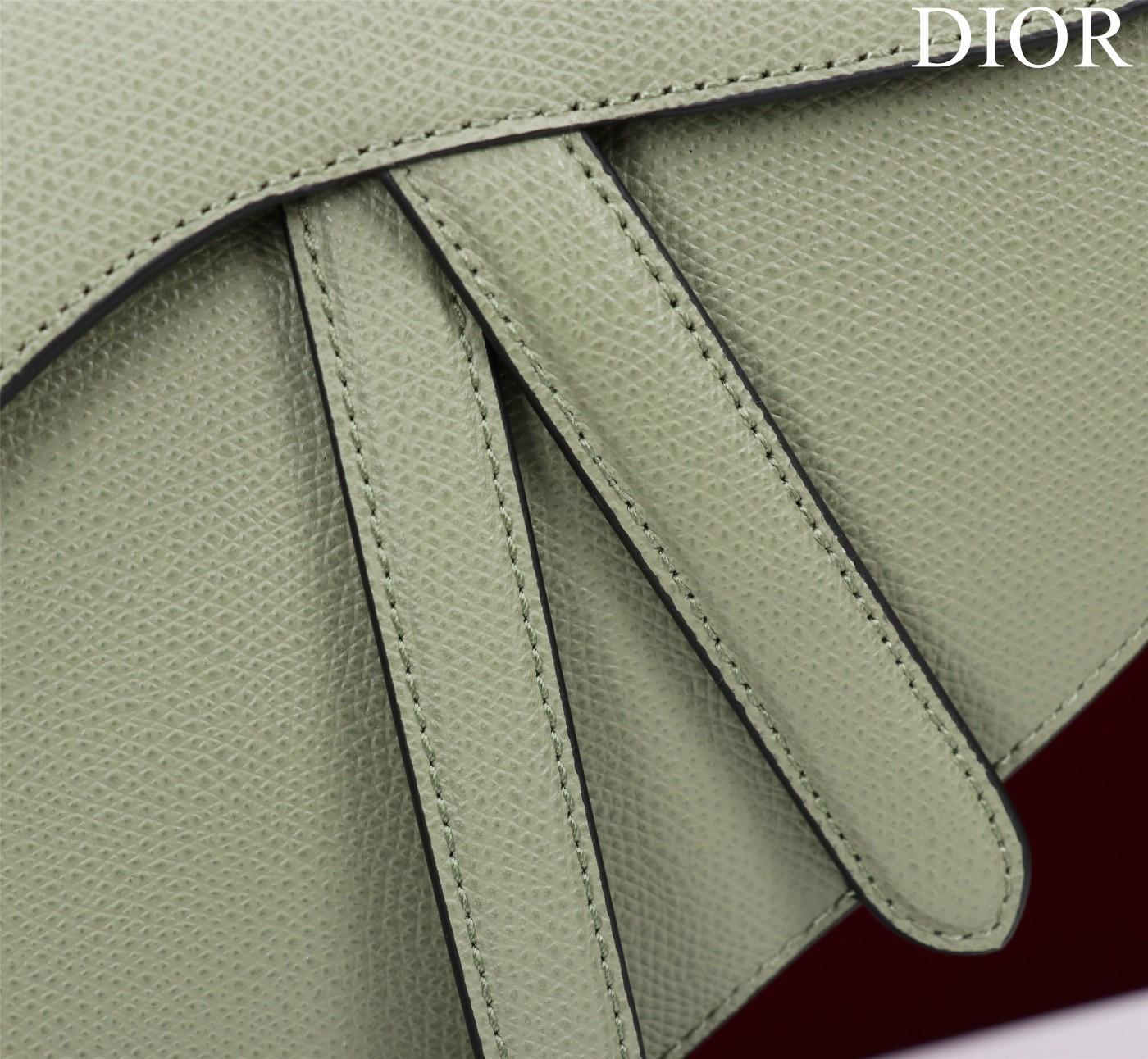 D*or saddle bag grained calfskin 25.5x20x6.5cm