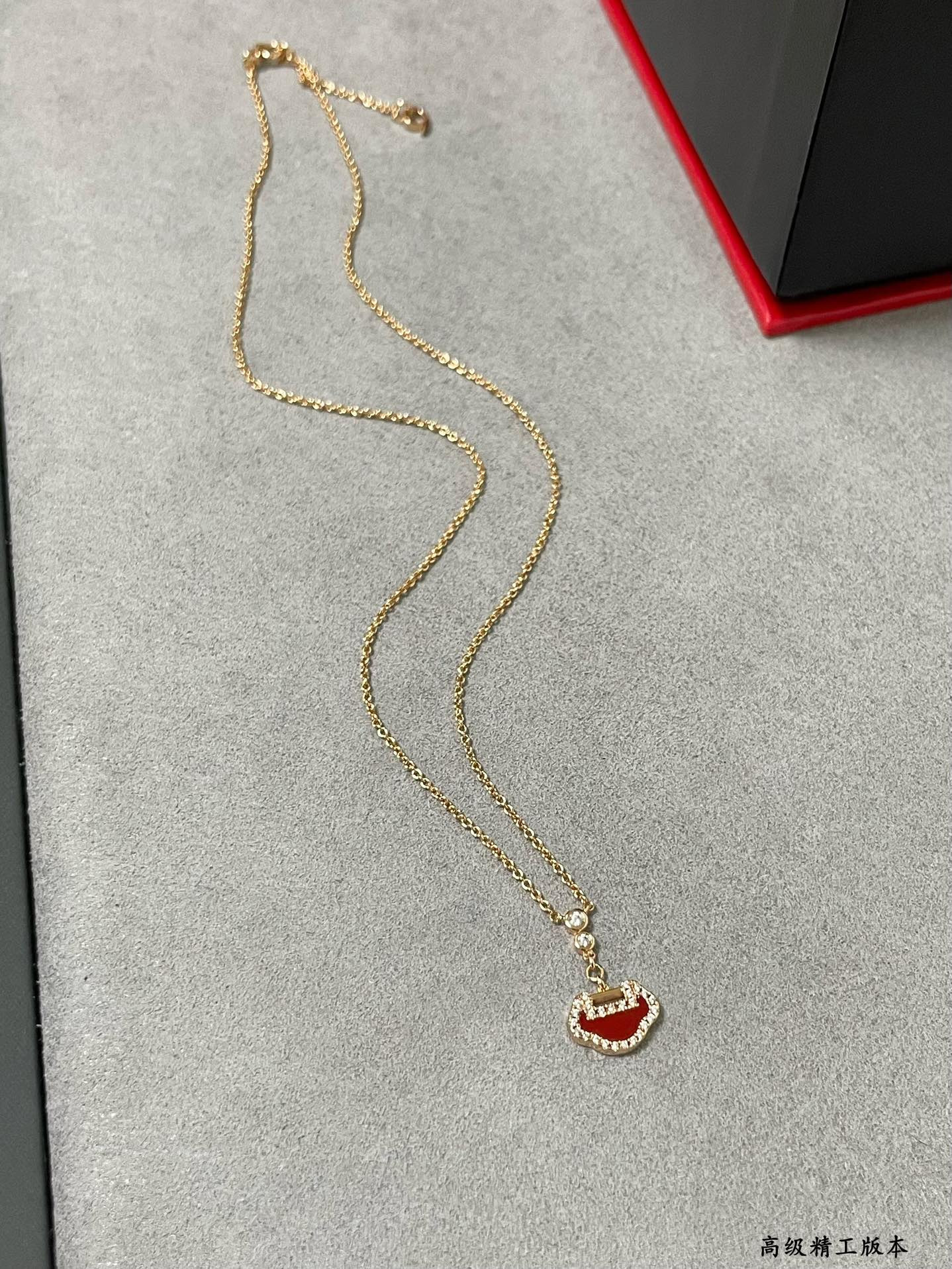 Qeelin Mini Ruyi Necklace