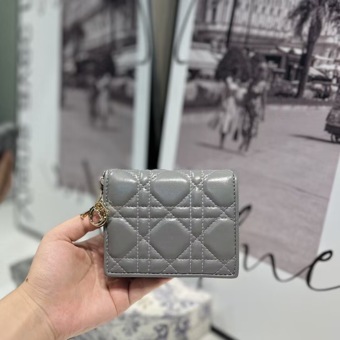 D*or mini lady D*or gardenia wallet 11x9x3cm