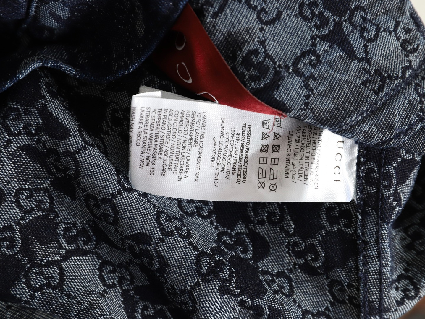 G*u*i guc denim coats suit