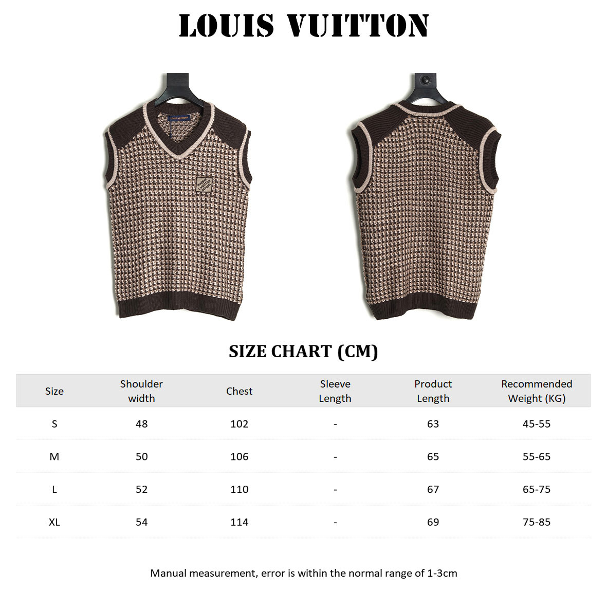 l0*is V*t0n lv knitting vest