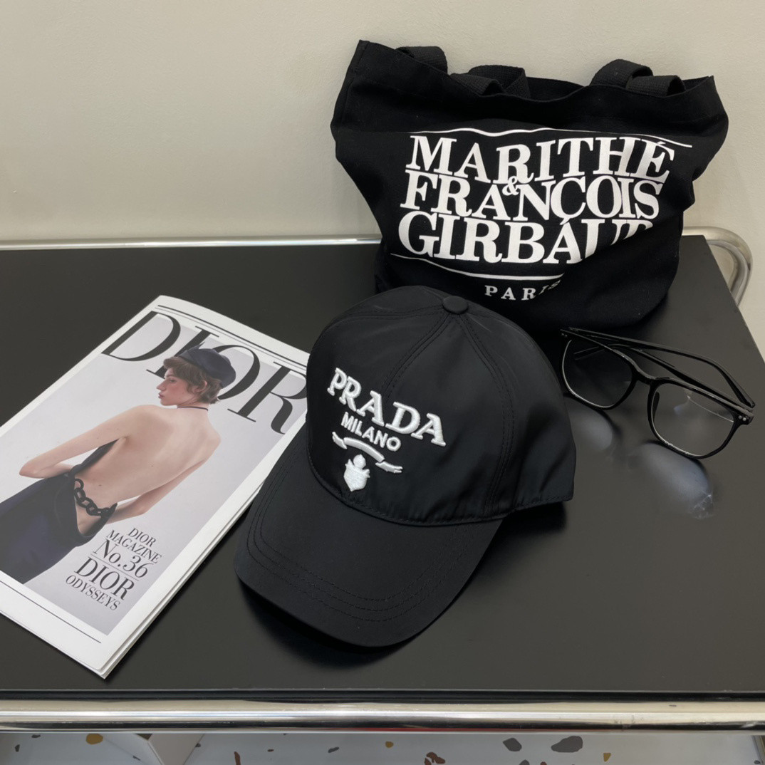 Pra*a re-nylon baseball cap