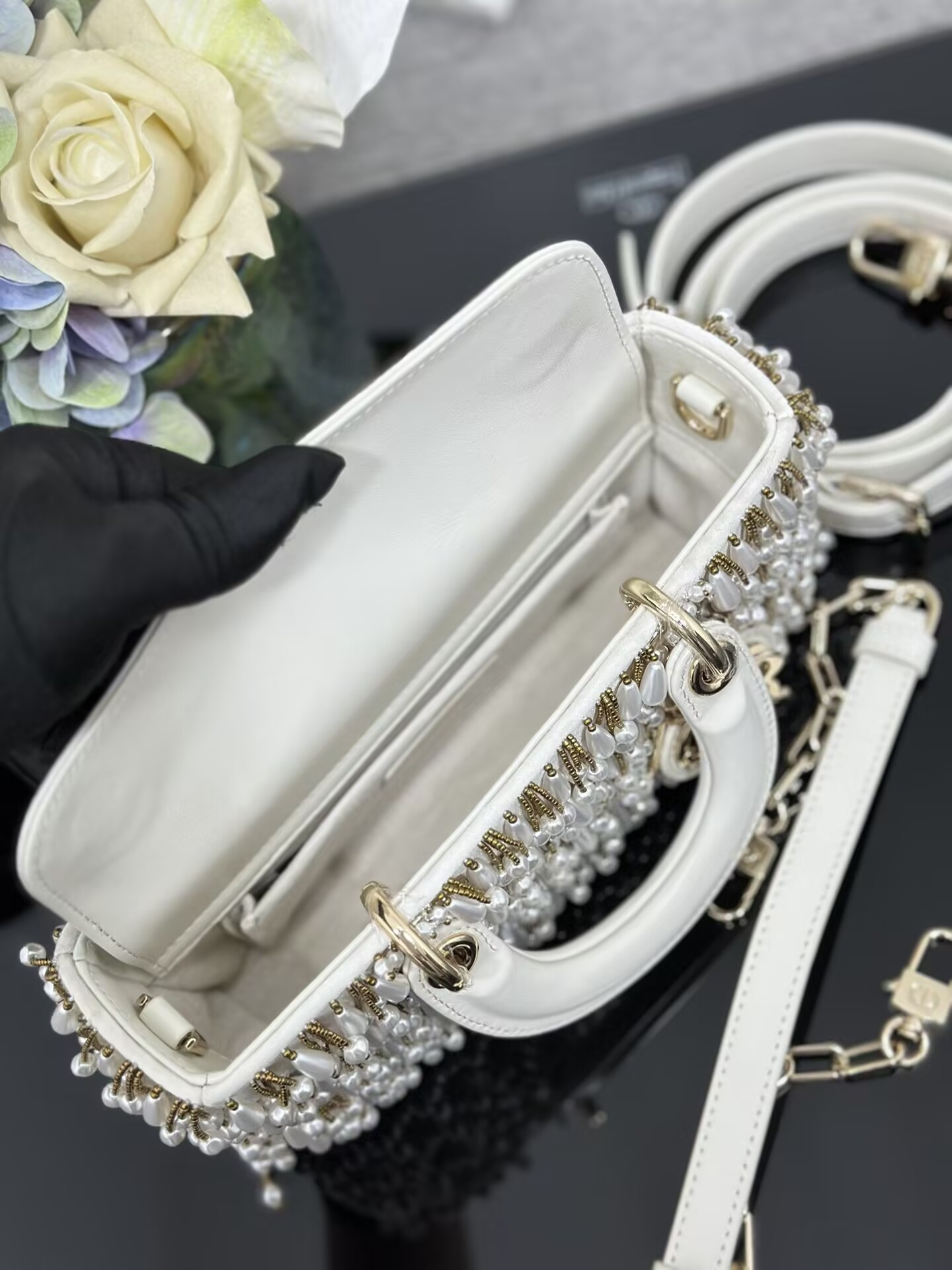 D*or small lady d-joy bag 22x6x12cm