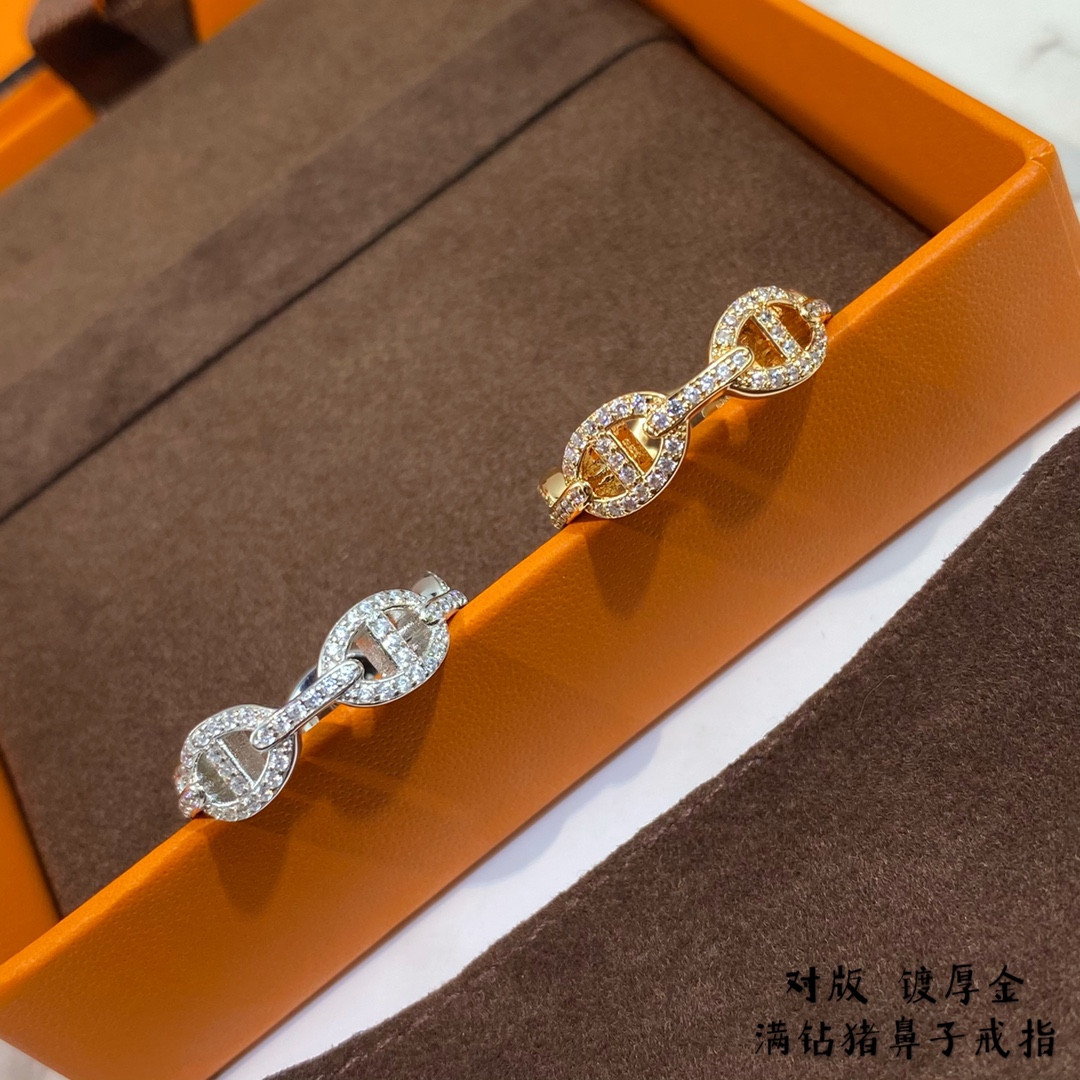 H**me5 fully di*m*nd-encrusted collier de chien ring