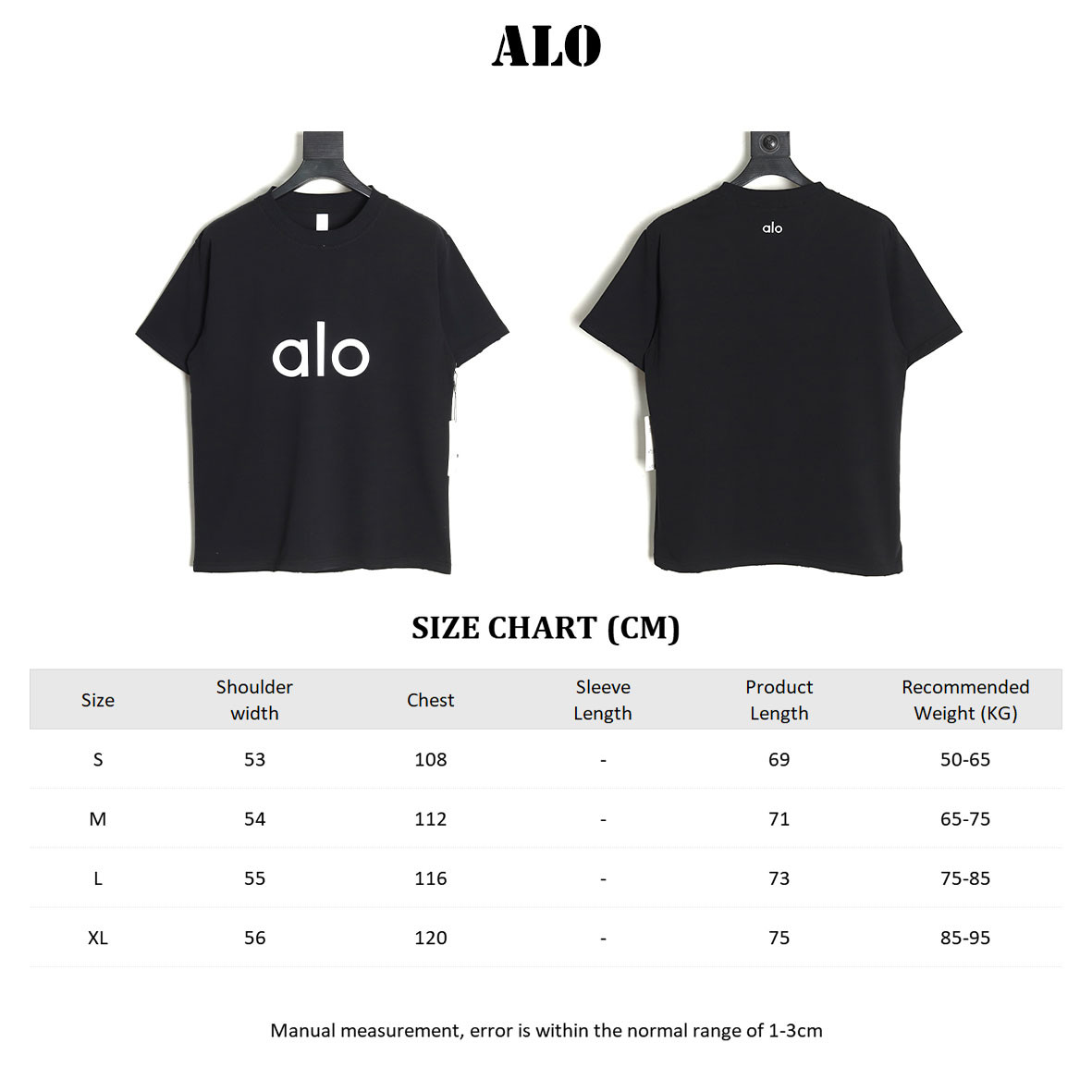 ALO 25SS Short-sleeved T-shirt