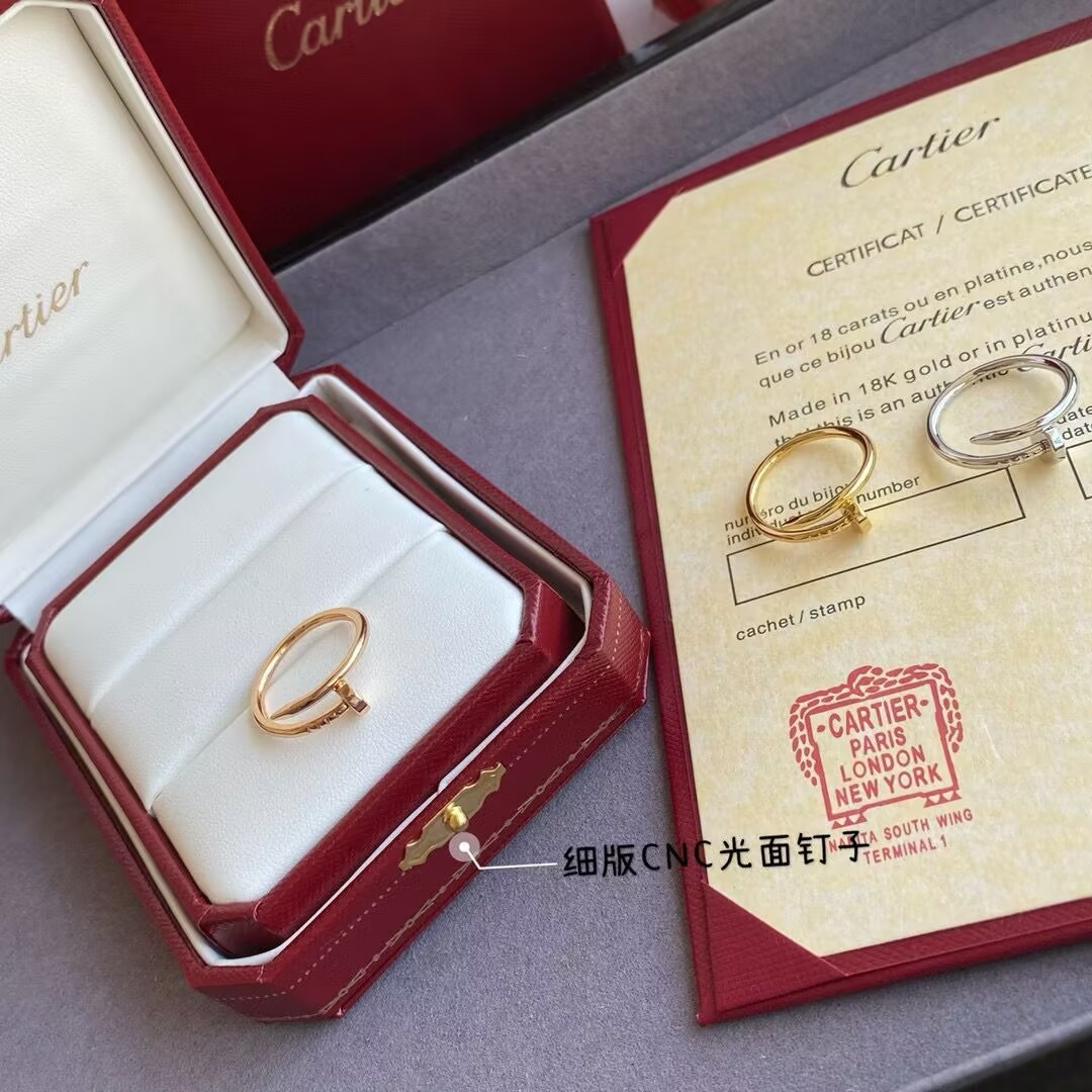 Ca*t*er smooth nail ring