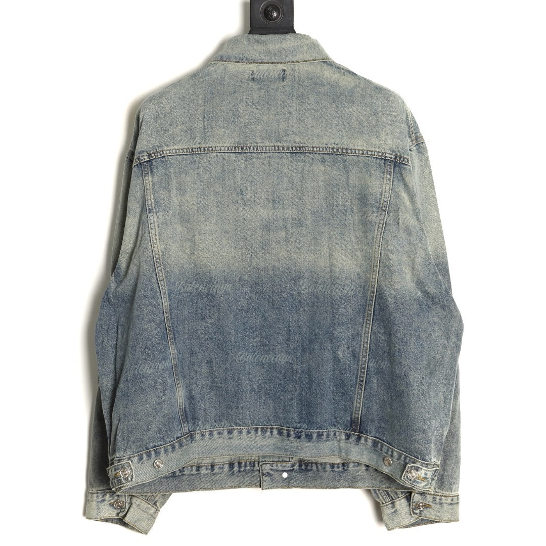 Ba*len*cia*ga denim coats