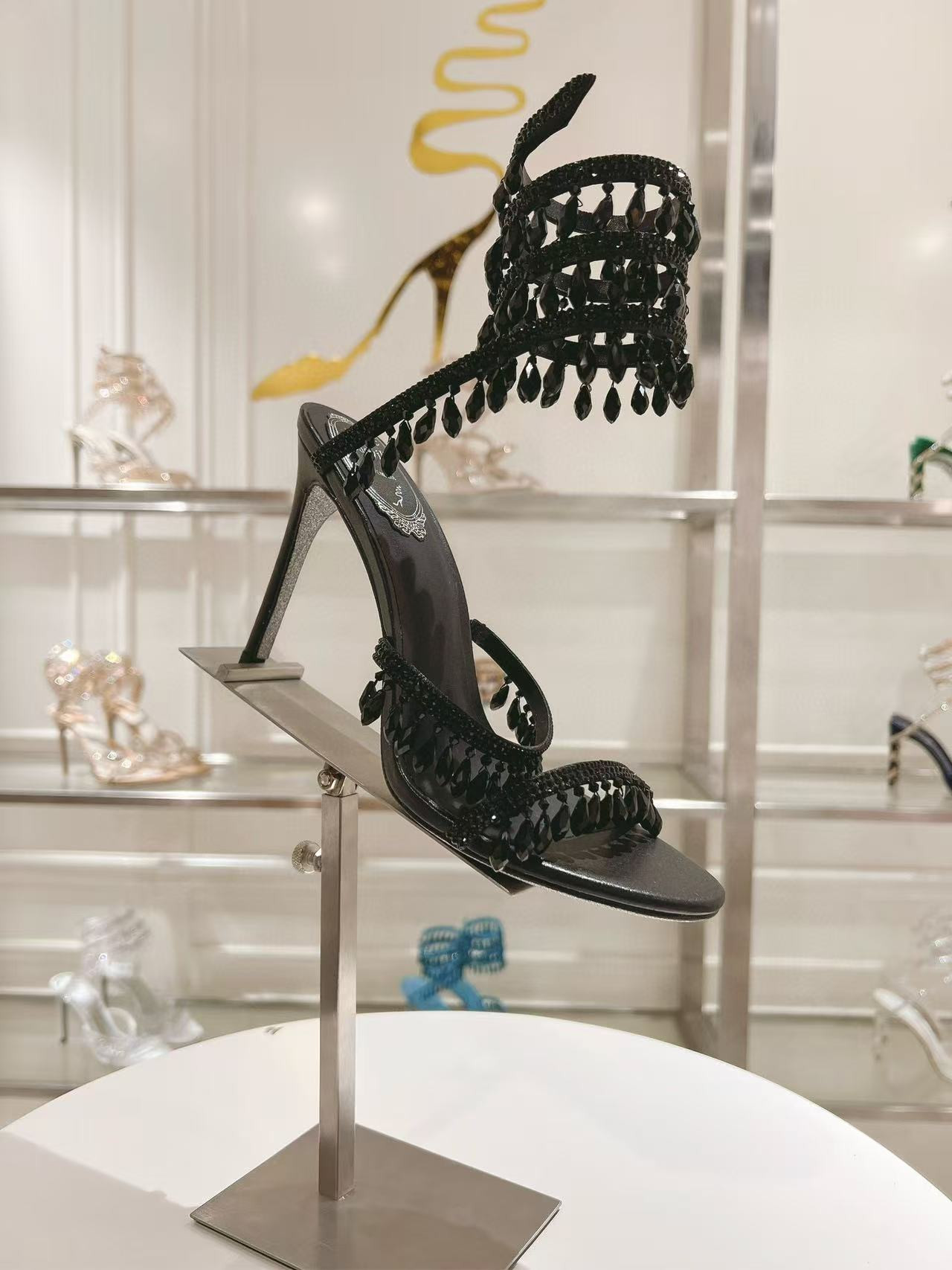 UA RENÉ CAOVILLA CHANDELIER SANDAL 95mm
