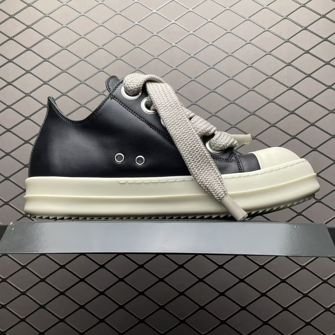 UA Rick Owens Porterville Jumbo Laced Low Black Pearl