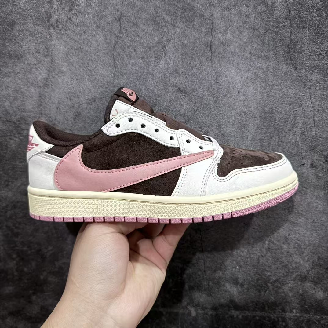 UA NIKE TRAVIS SCOTT X AIR JORDAN 1 LOW 'MOCHA' PS
