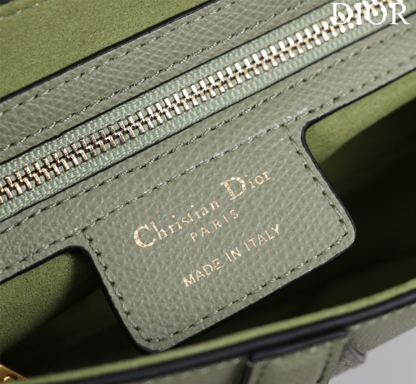 D*or saddle bag grained calfskin 25.5x20x6.5cm