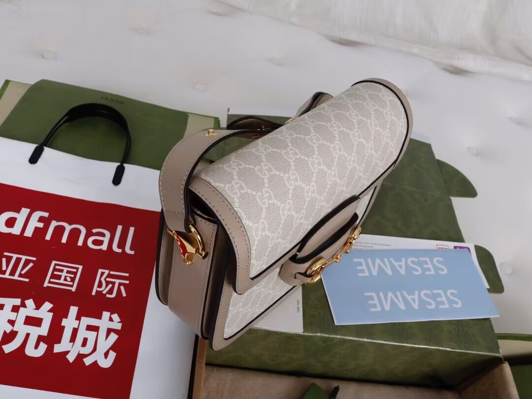 G*u*i horsebit 1955 shoulder bag 25x18x8cm