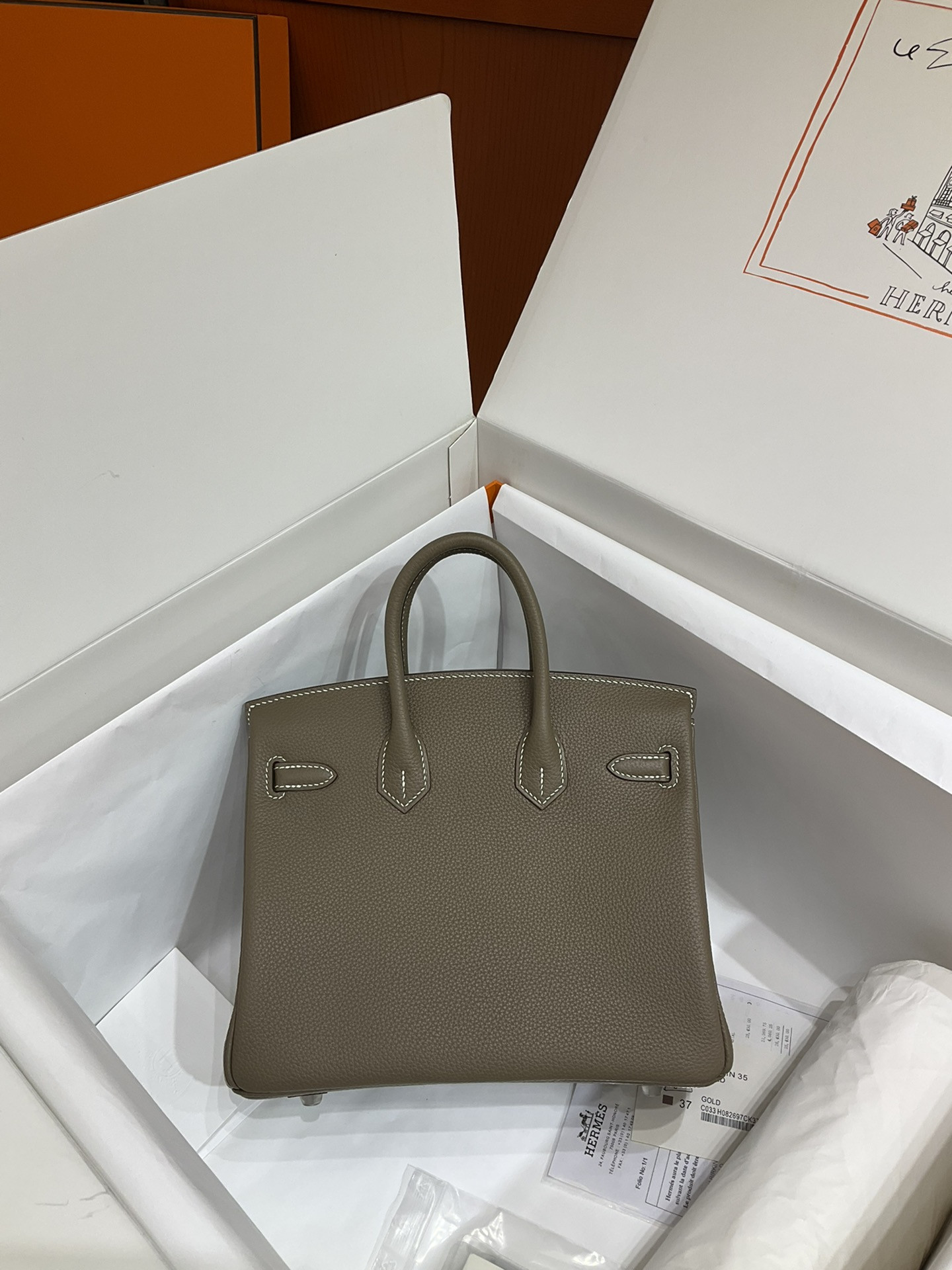HERMÈS BIRKIN Silver 25 30 35