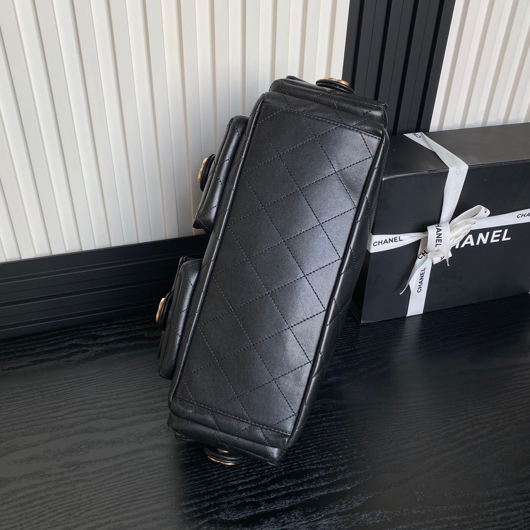 Ch*el 25c maxi hobo bag 27×35×18cm