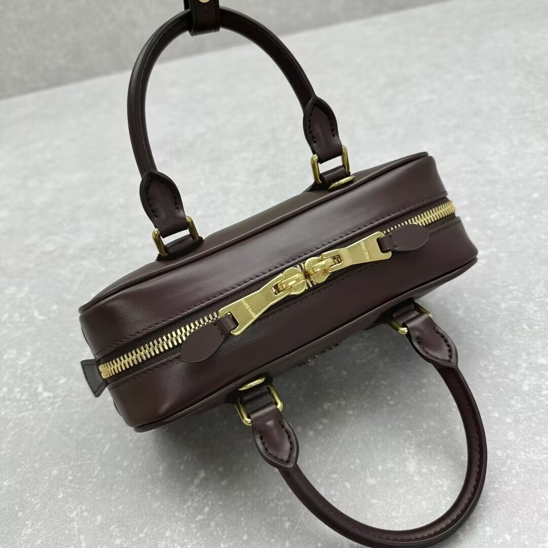 MIU MIU Arcadie leather bag 10.5x22x7.5cm