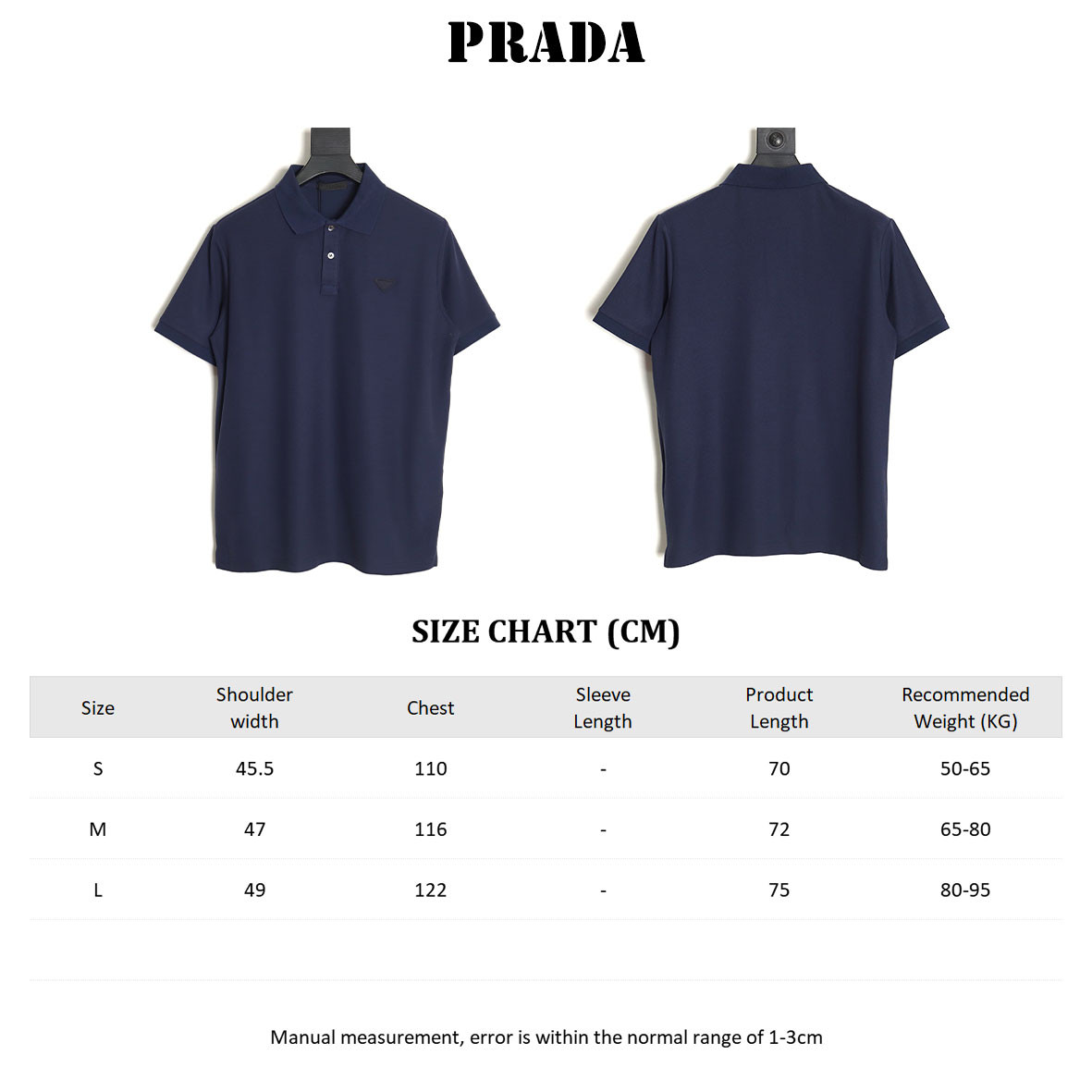 Pra*a prd short-sleeved polo shirt