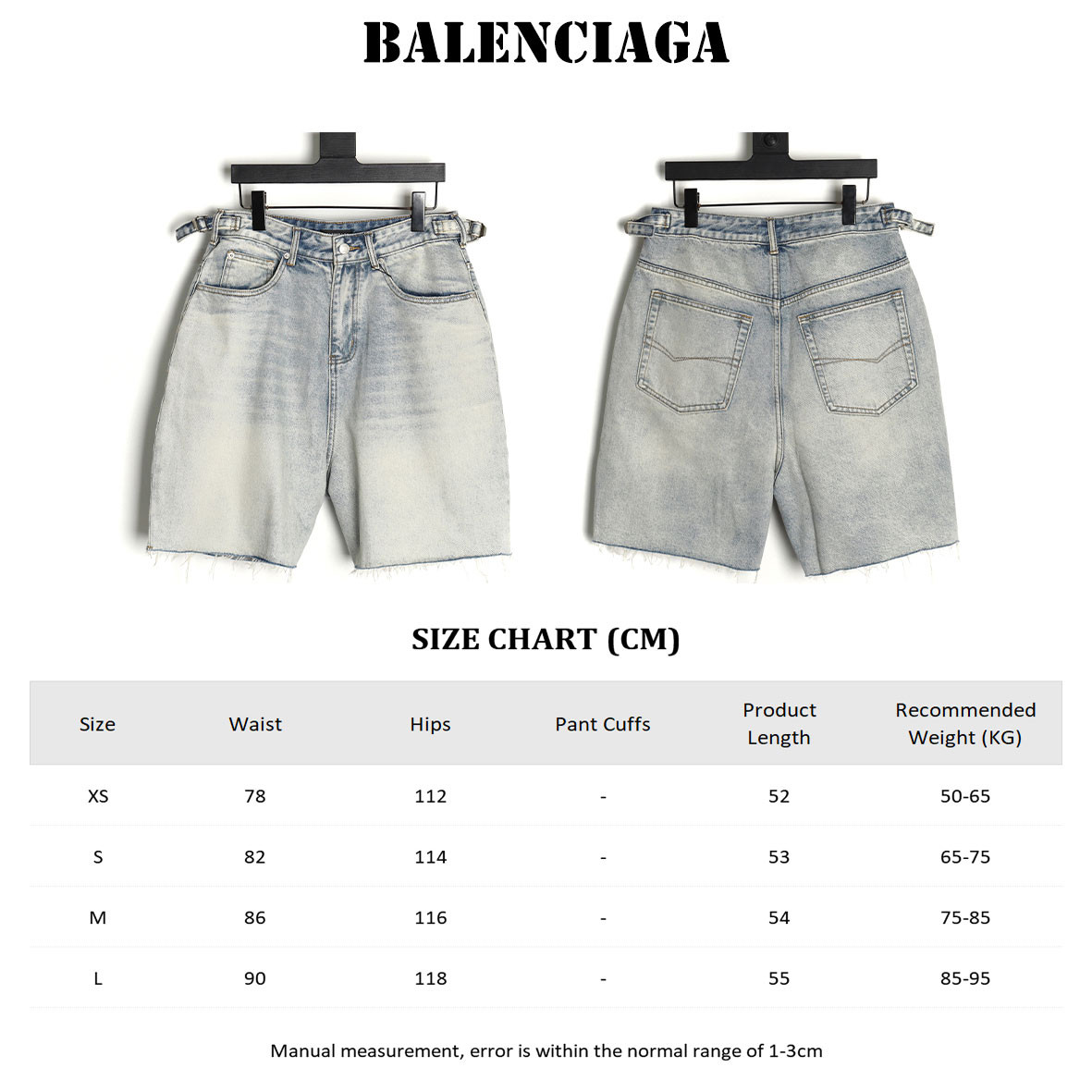Ba*len*cia*ga blcg 24ss shorts