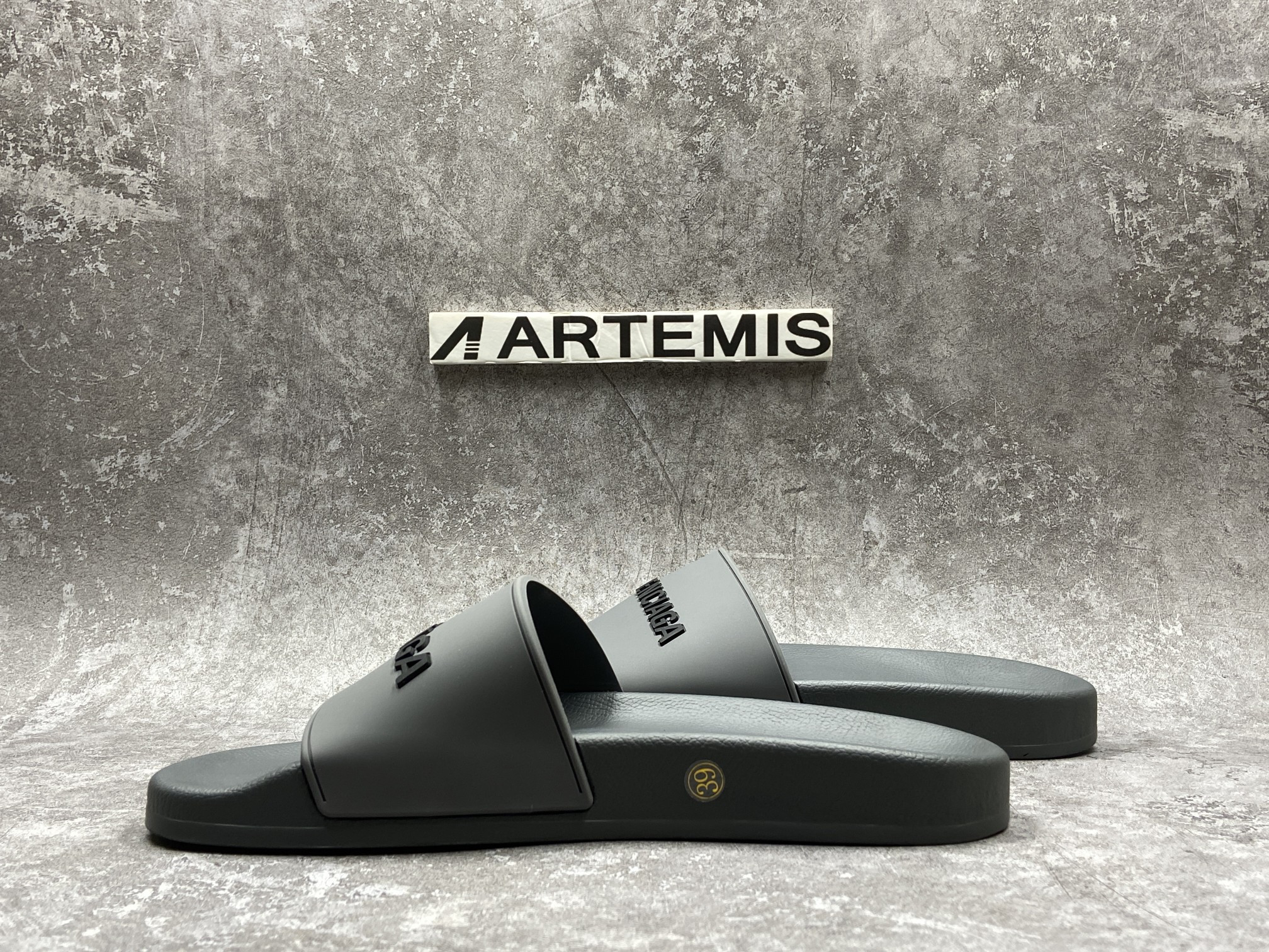 Balenciga Pool Slide Grey