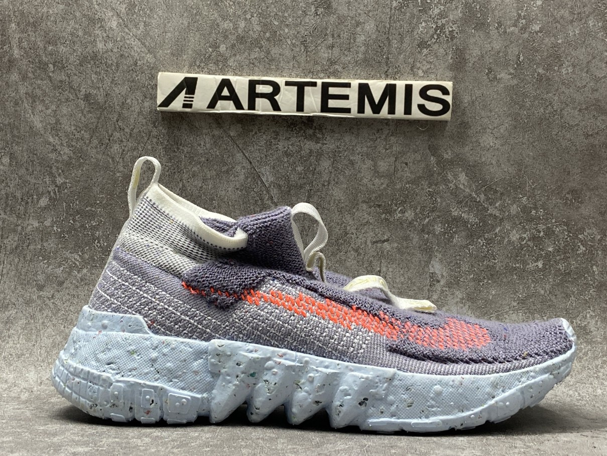Nike Space Hippie 02 Vast Grey Hyper Crimson