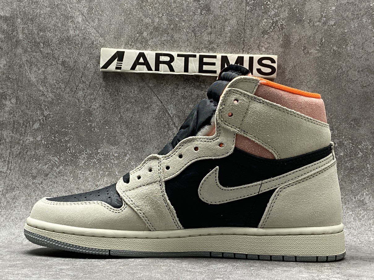 Air Jordan 1 Retro High Neutral Grey Hyper Crimson