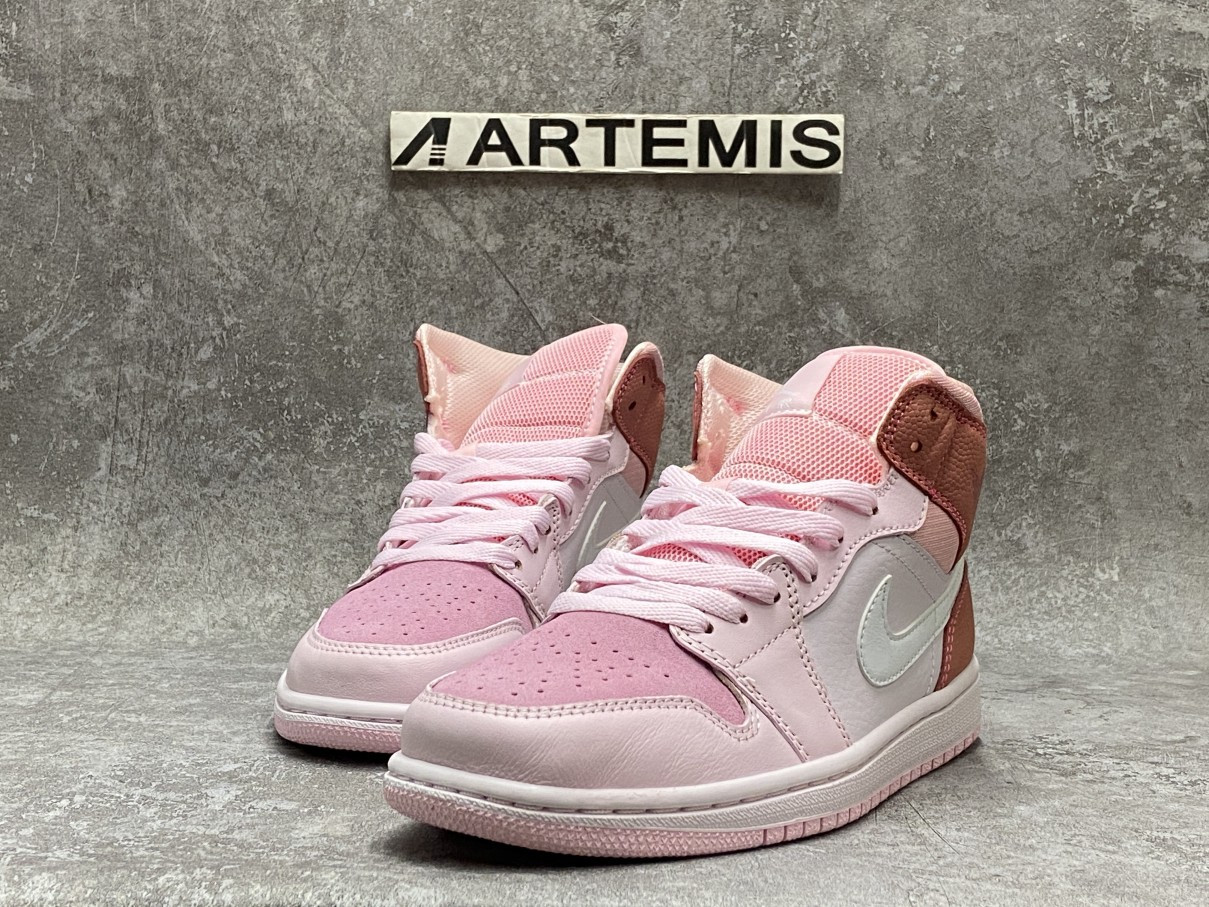 Air Jordan 1 Mid Digital Pink