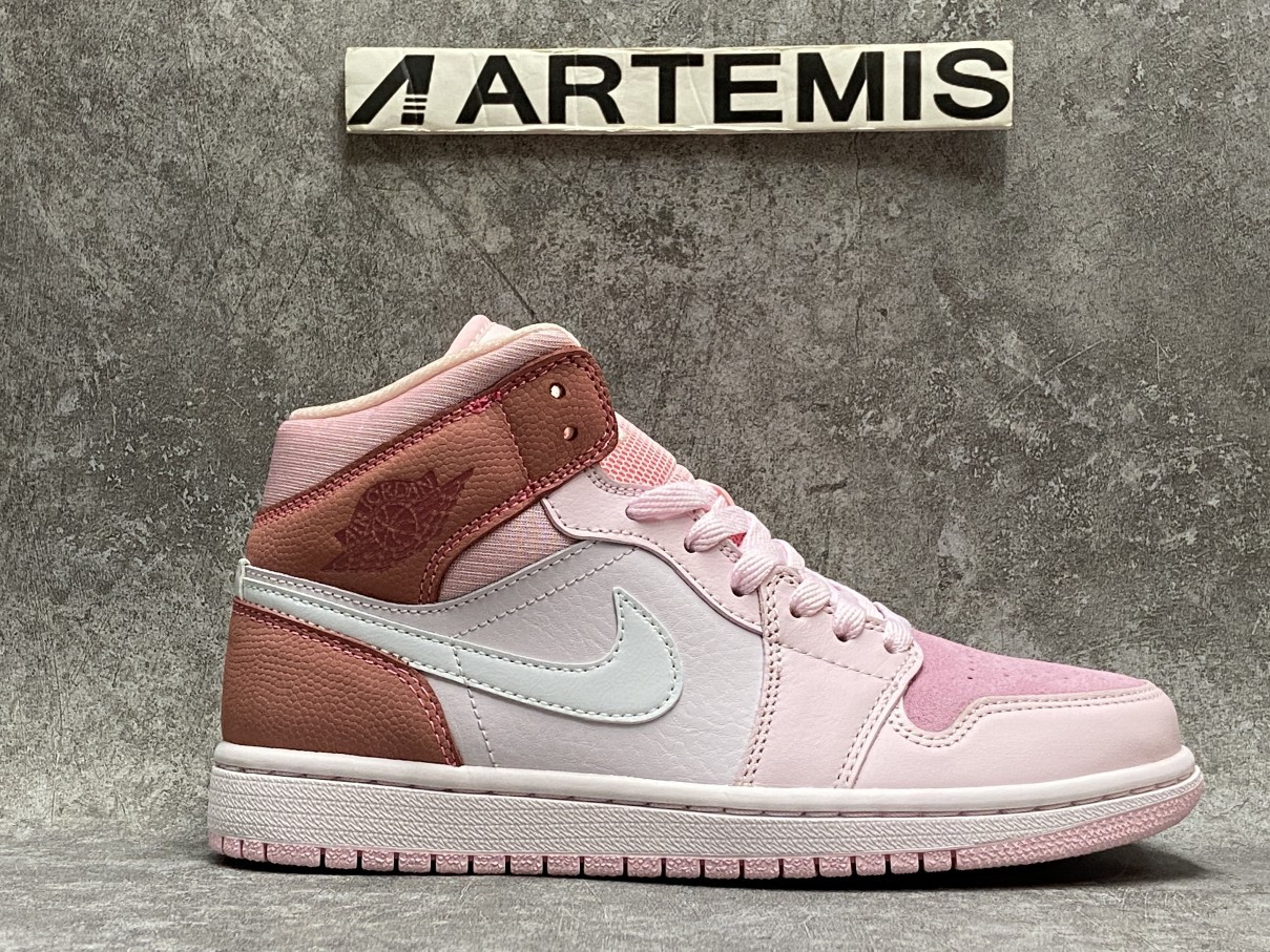 Air Jordan 1 Mid Digital Pink