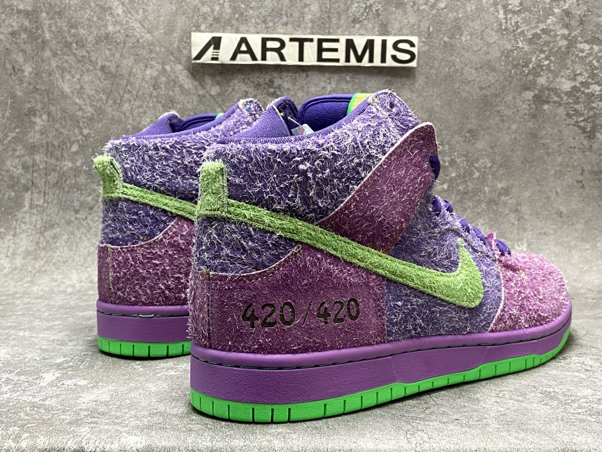Nike SB Dunk High 420 Reverse Skunk (Special Box)