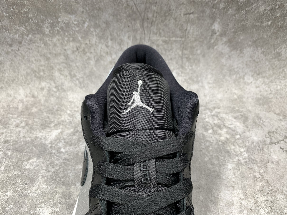 Air Jordan 1 Low SE Black Metallic Silver
