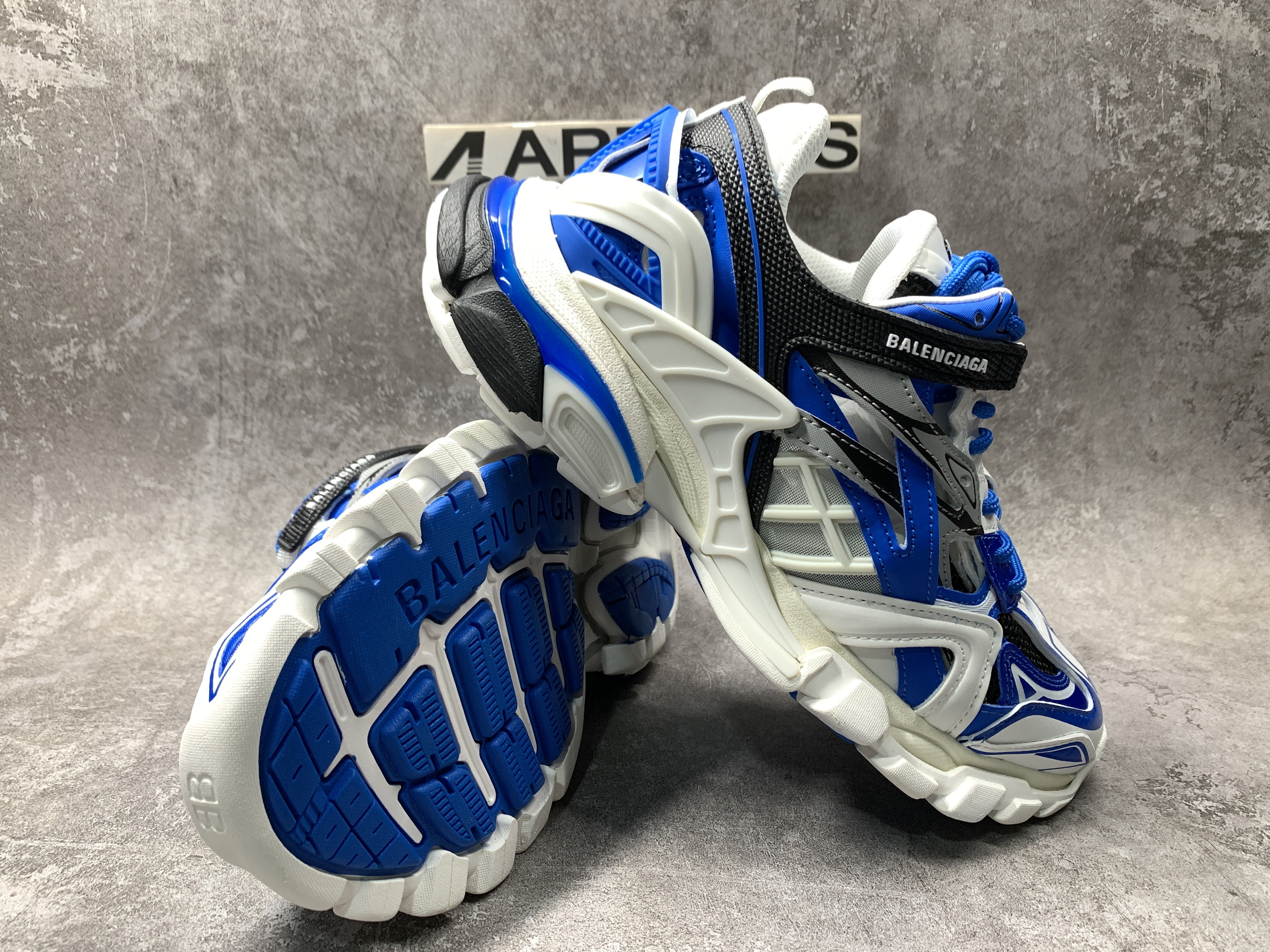 Balenciga TRACK.2 OPEN SNEAKER BLUE