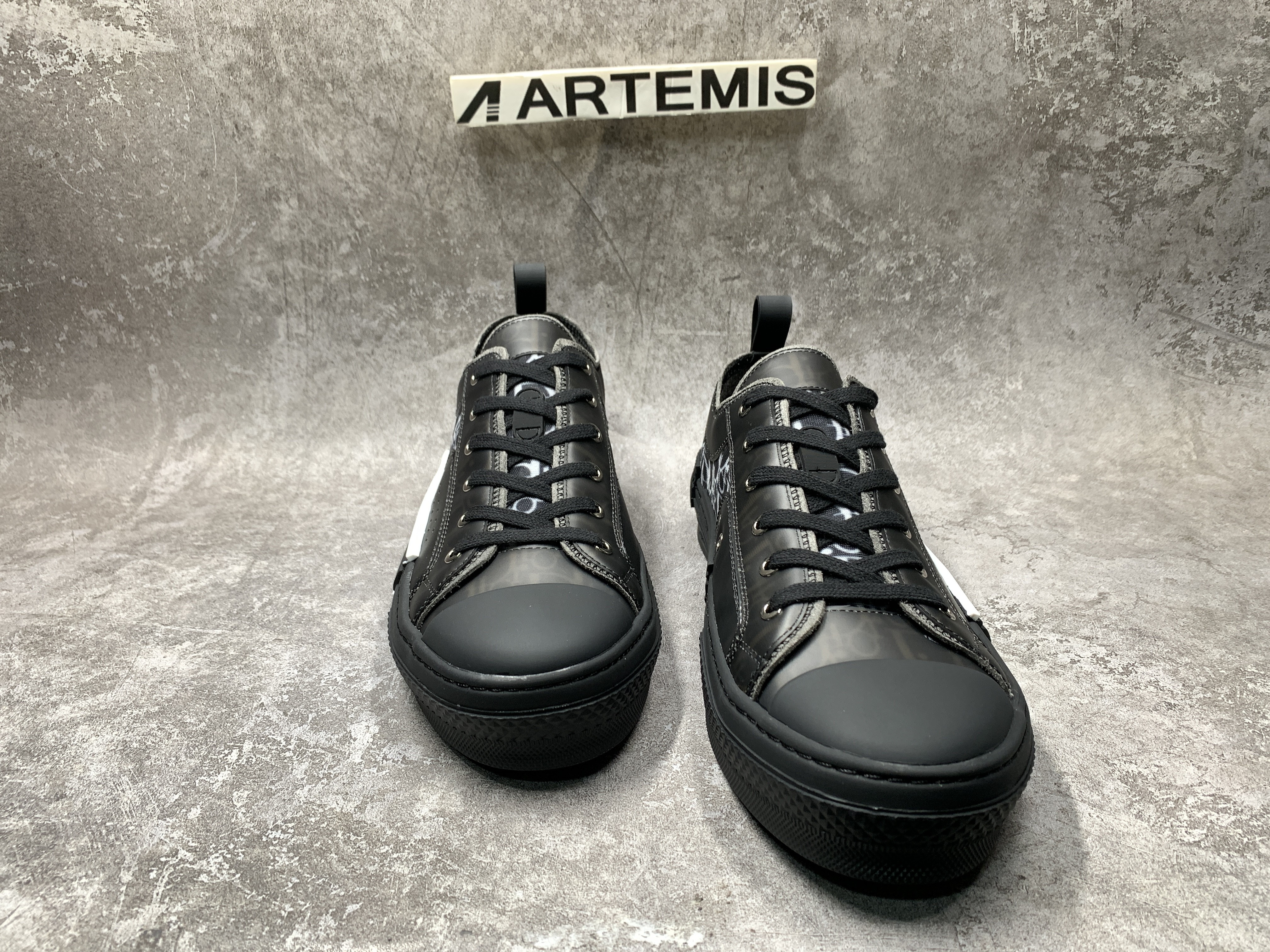 D*or b23 low top canvas oblique black