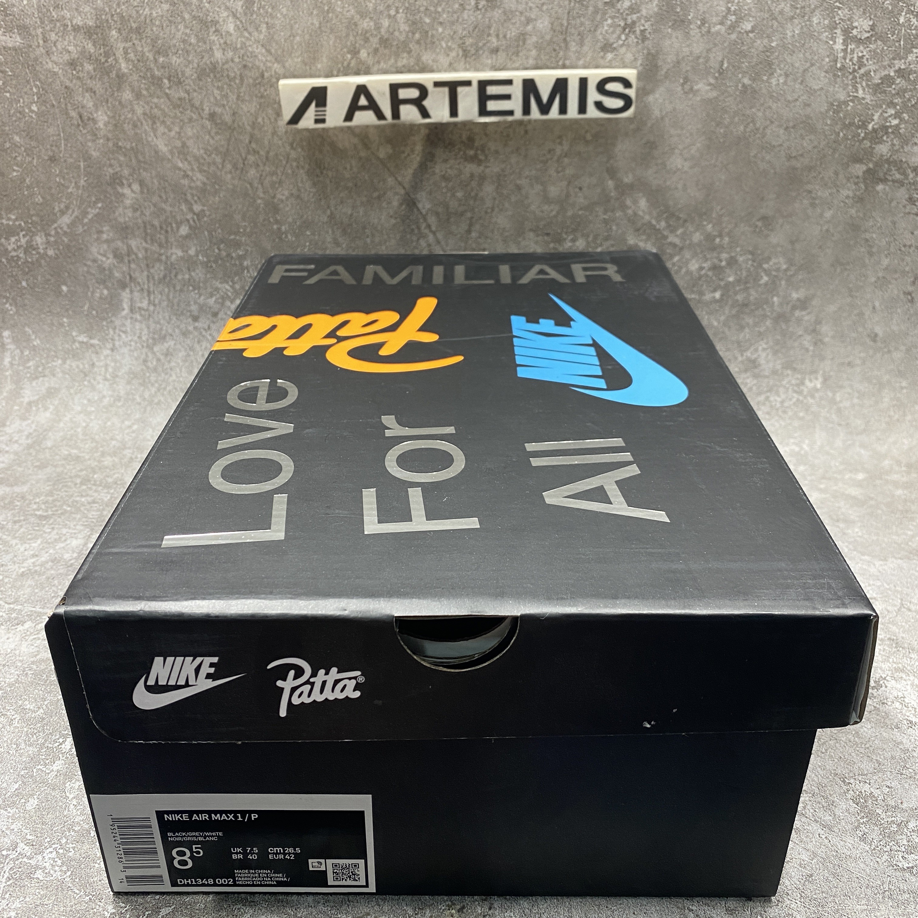 Nike Air Max 1 x Patta White Grey