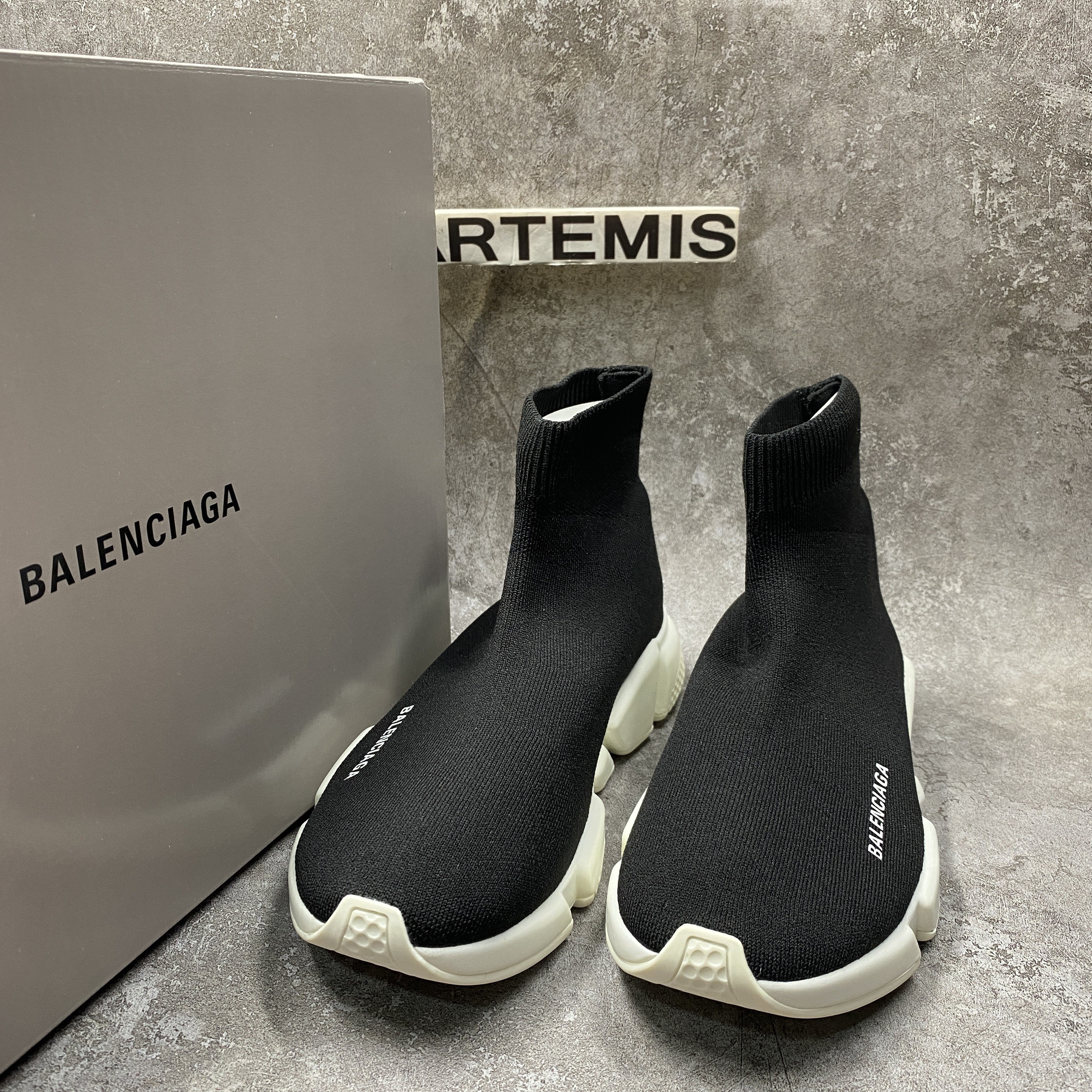 Balenciga Speed Trainer Mid Black