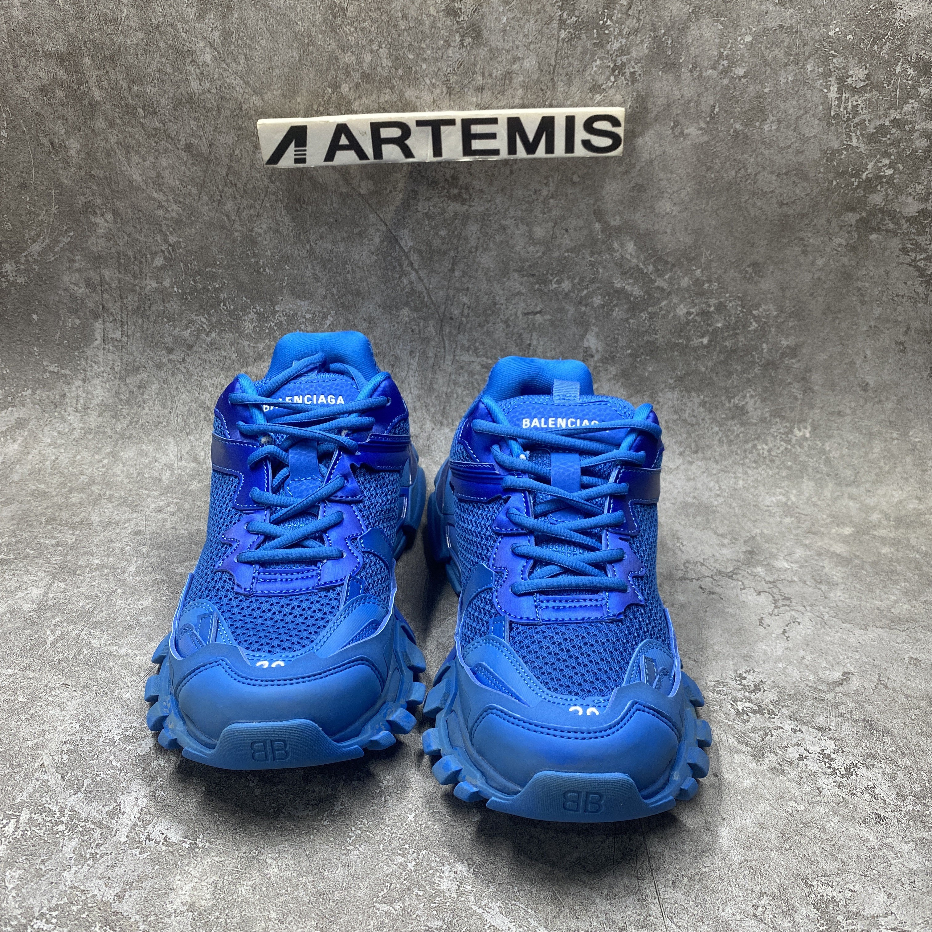 Balenciga Blue Track.3 Blue
