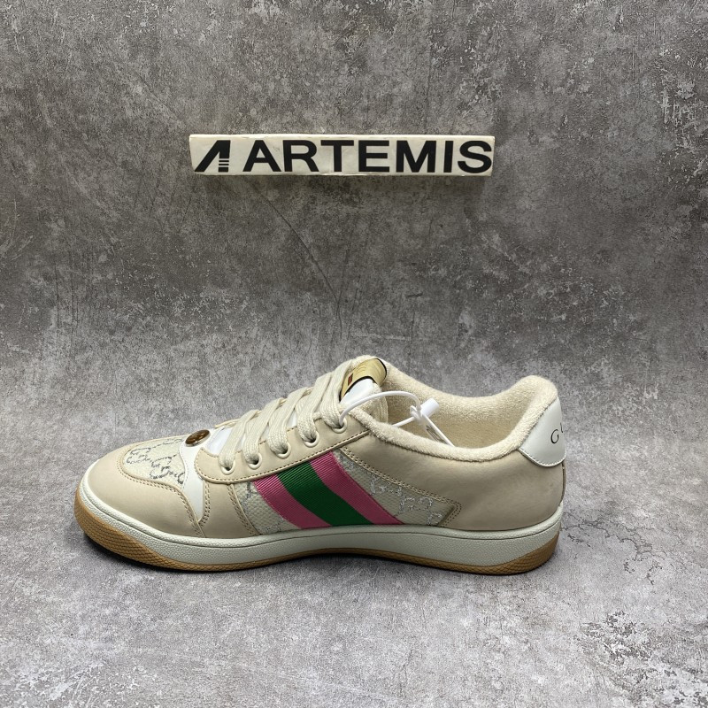 GC Screener Leather In Green and Pink