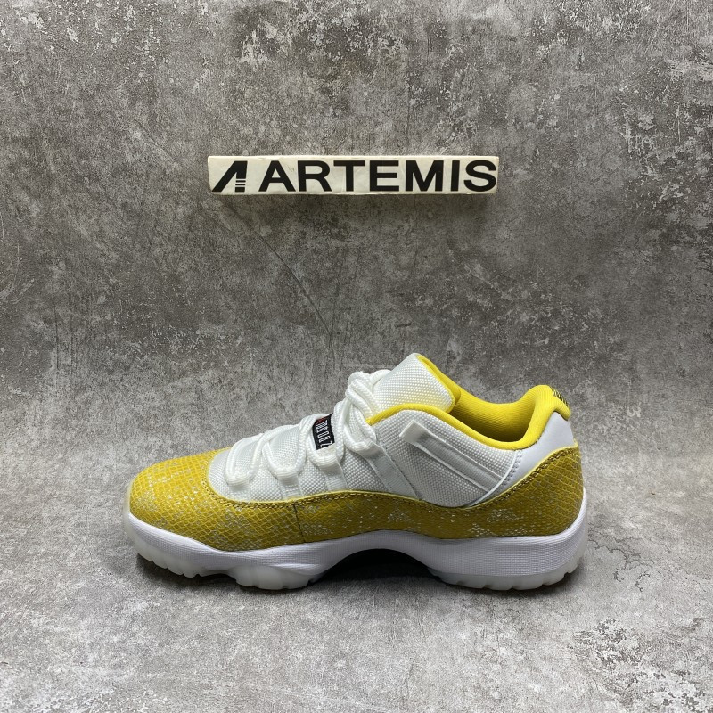 Air Jordan 11 Retro Low Tour Yellow Snakeskin