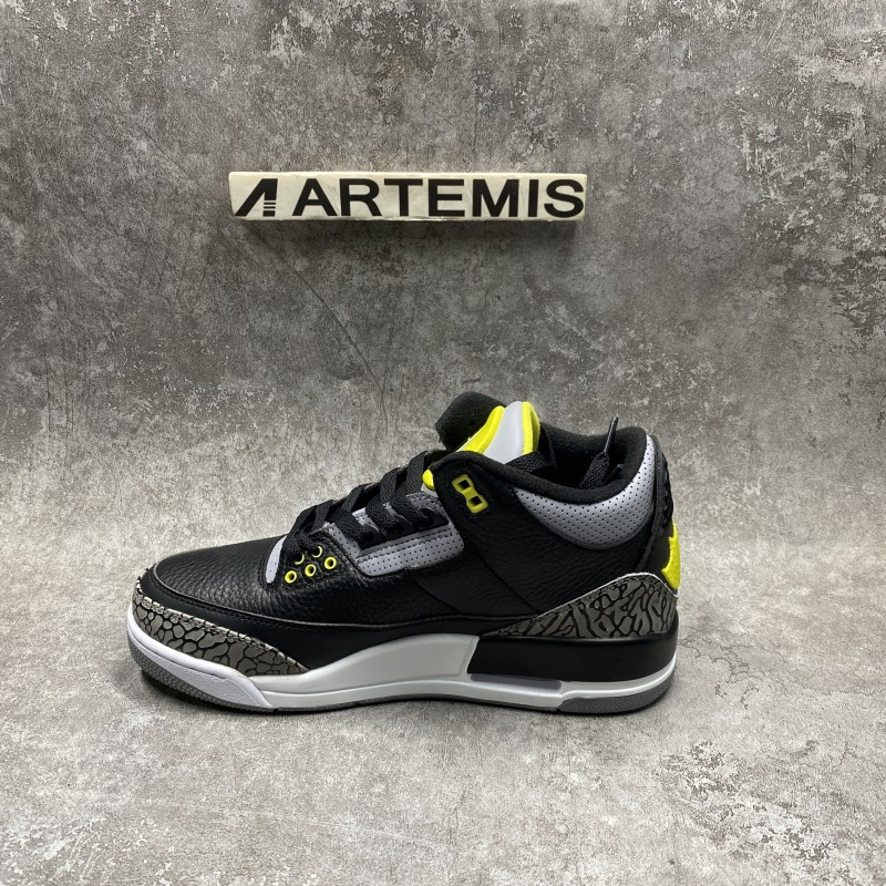 Air Jordan 3 Retro Oregon Ducks Pit Crew Black