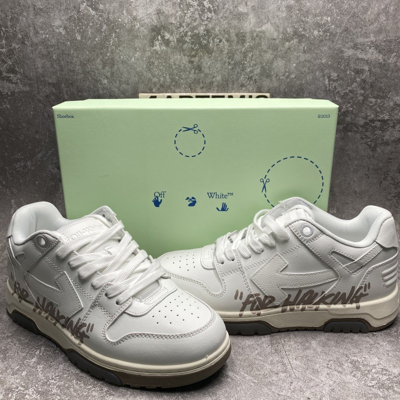 OFF-WHITE Out Of Office For Walking White Peach