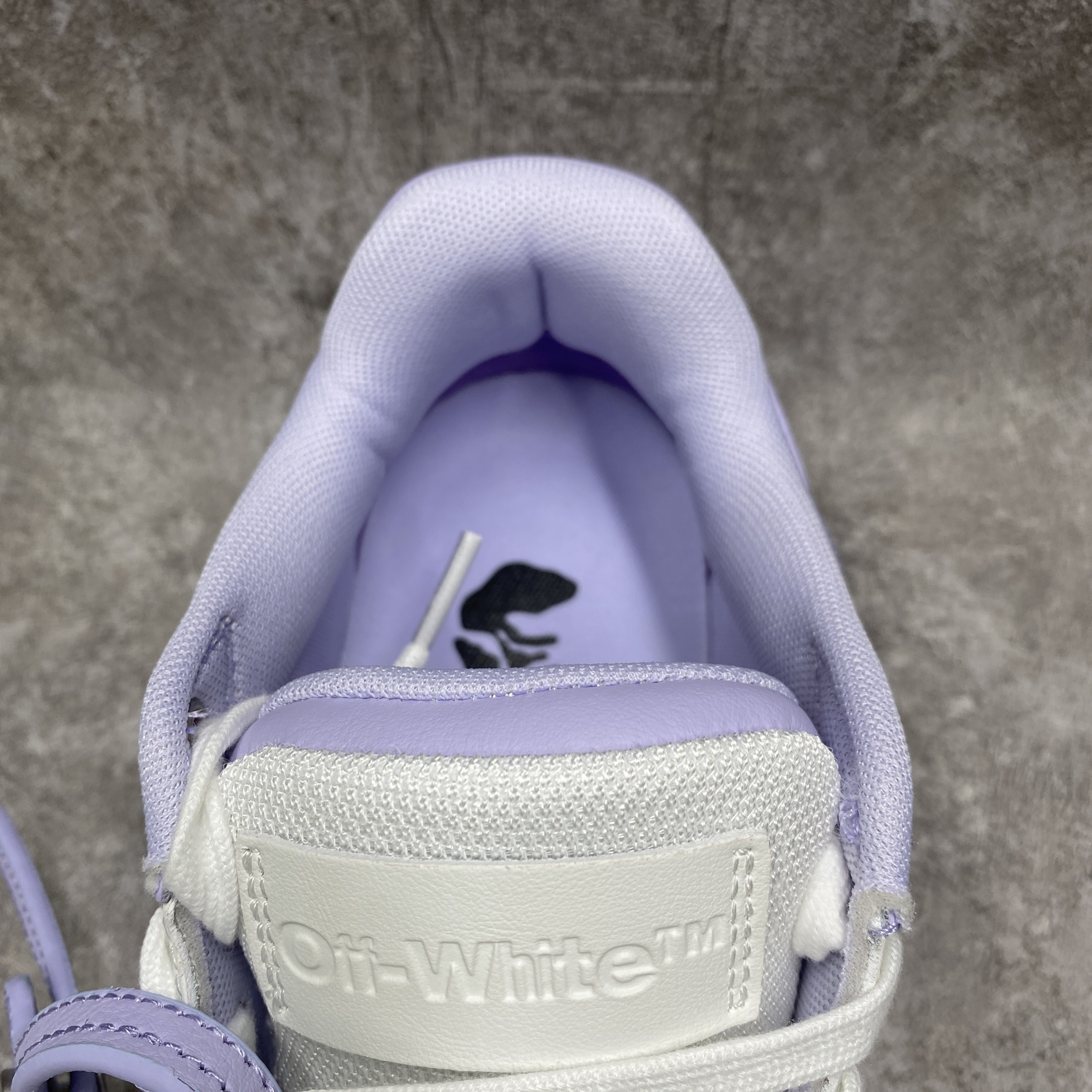 Off White Out Of Office Sneaker in White Lilac